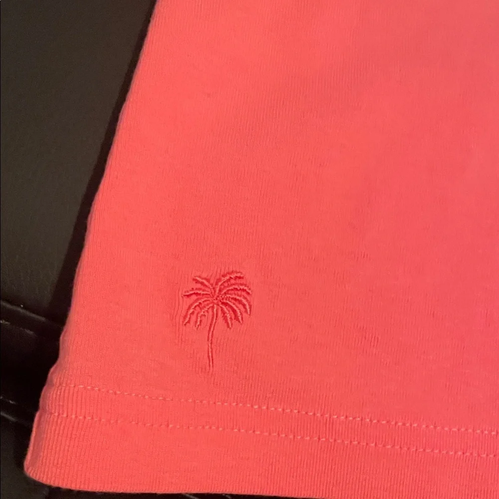 Lilly Pulitzer Coral Cotton Tee size 16